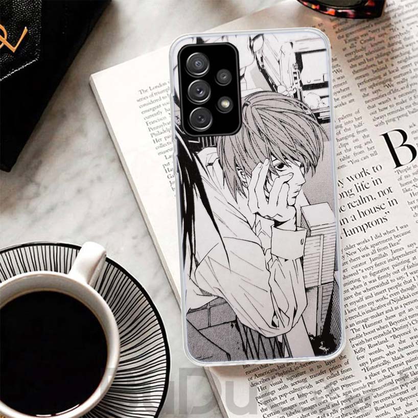 N-Note D-Death Yagami Light Phone Case For Samsung A17 A16 A26 A36 A56 A15 A14 A13 A55 A54 A53 A35 A34 A33 A25 A24 A23 A05S A04S