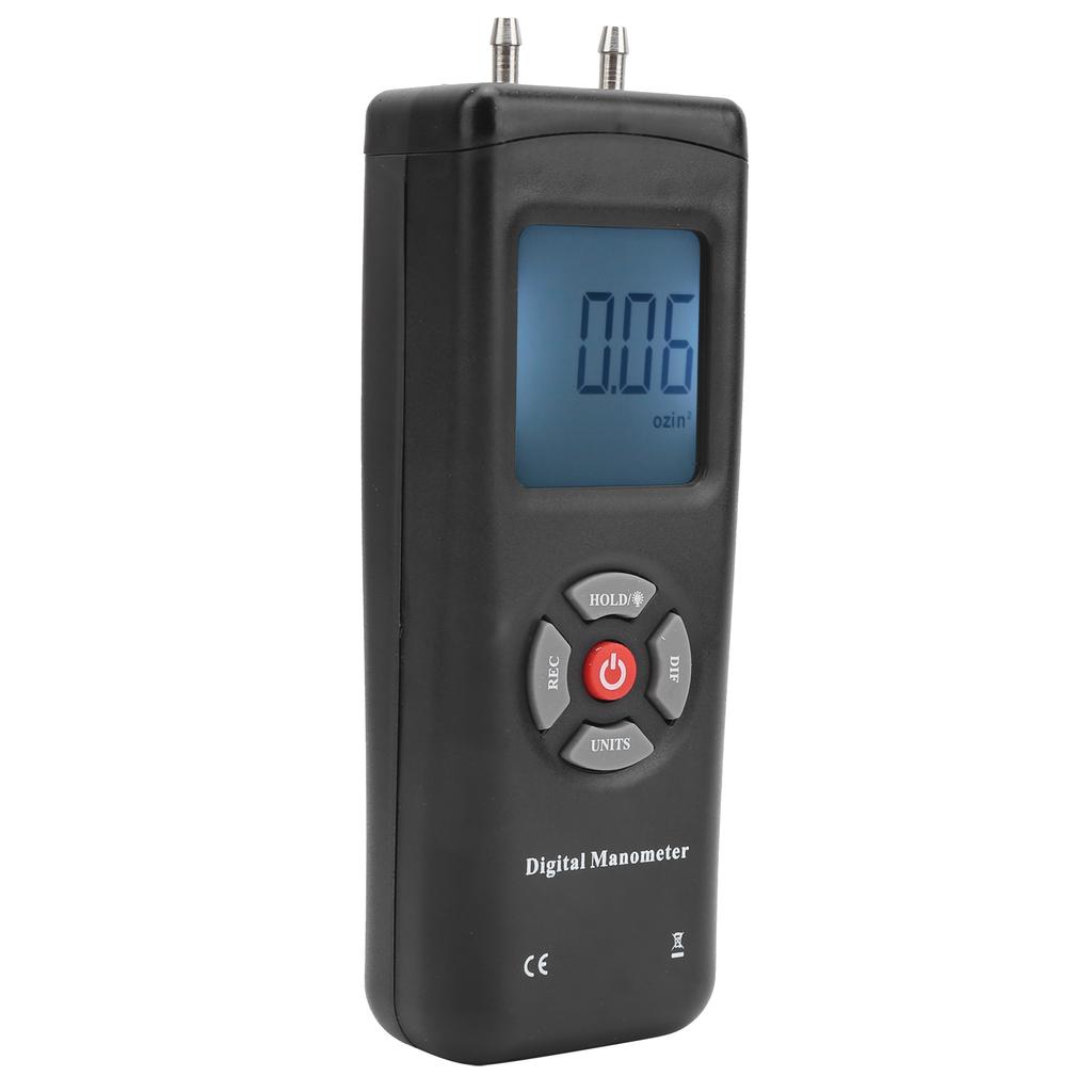 TL101 Digital Manometer Air Pressure Meter Gauge Differential Air Pressure Tester Tool +5psi