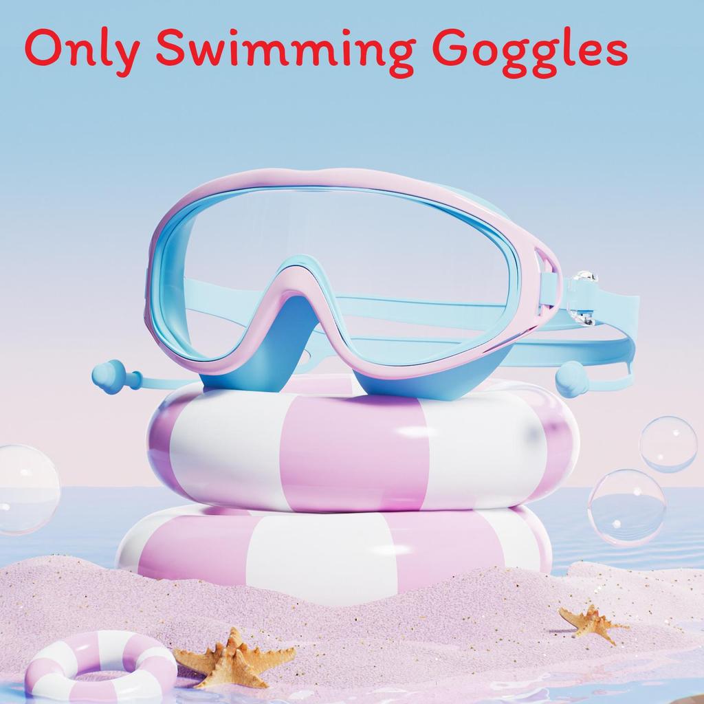 Childrens Waterproof Antifog Pc Swim Goggles For Kids Pool Swimming Practice