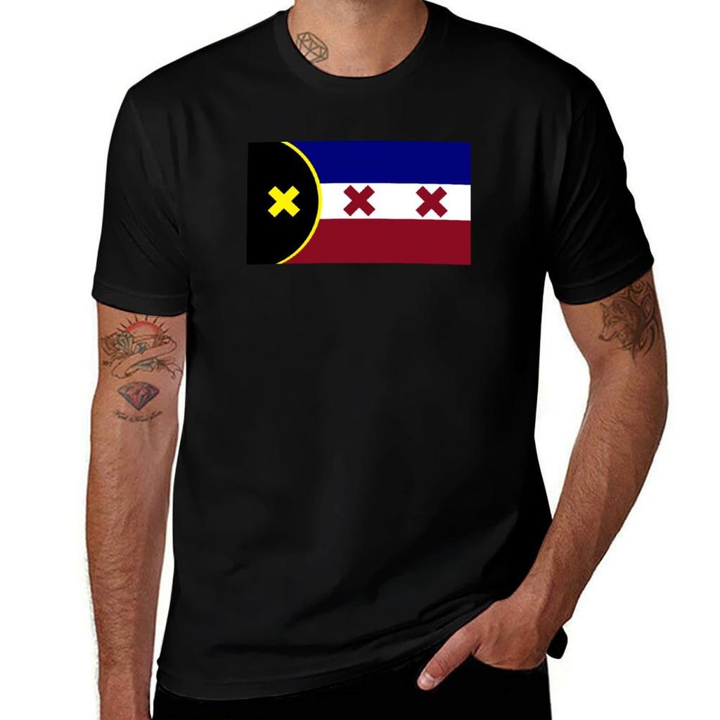 lmanberg flag T-Shirt anime tshirt g man t shirts for men t shirts cotton 100% T-Shirt
