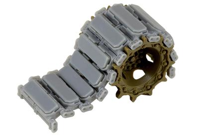 Laupen Model 1/35 Scale Articulated Caterpillar Tracks for the JGSDF Type 90 Tank with Rubber Pads