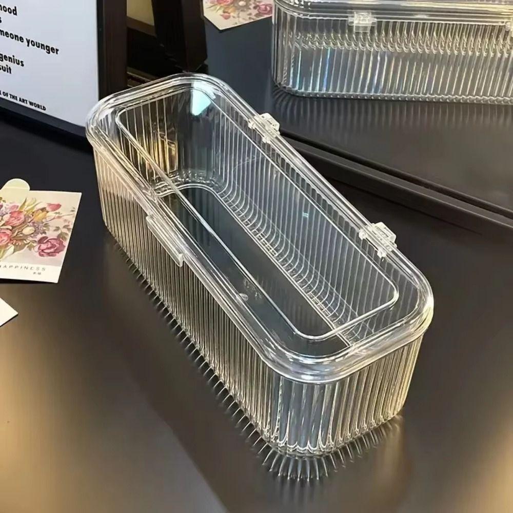 Clear Plastic Press on Nail Storage Box with Lid 12/14 Mini Box Nail Display Box Dustproof Lightweight Jewelry Display Organizer