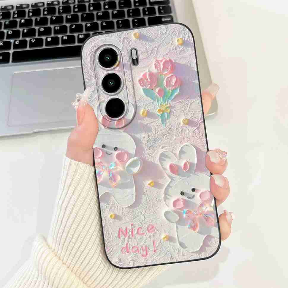 For Itel Power 70 Casing Cute Alien Panda Cover Soft Silicone Phone Case For Itel Power 70 Power70 Fundas Capa Coque