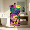 Beach Vibe Summer Coconut Tree Towel ultra-fine fiber quick drying absorbent bath towel, outdoor swimming sports towel