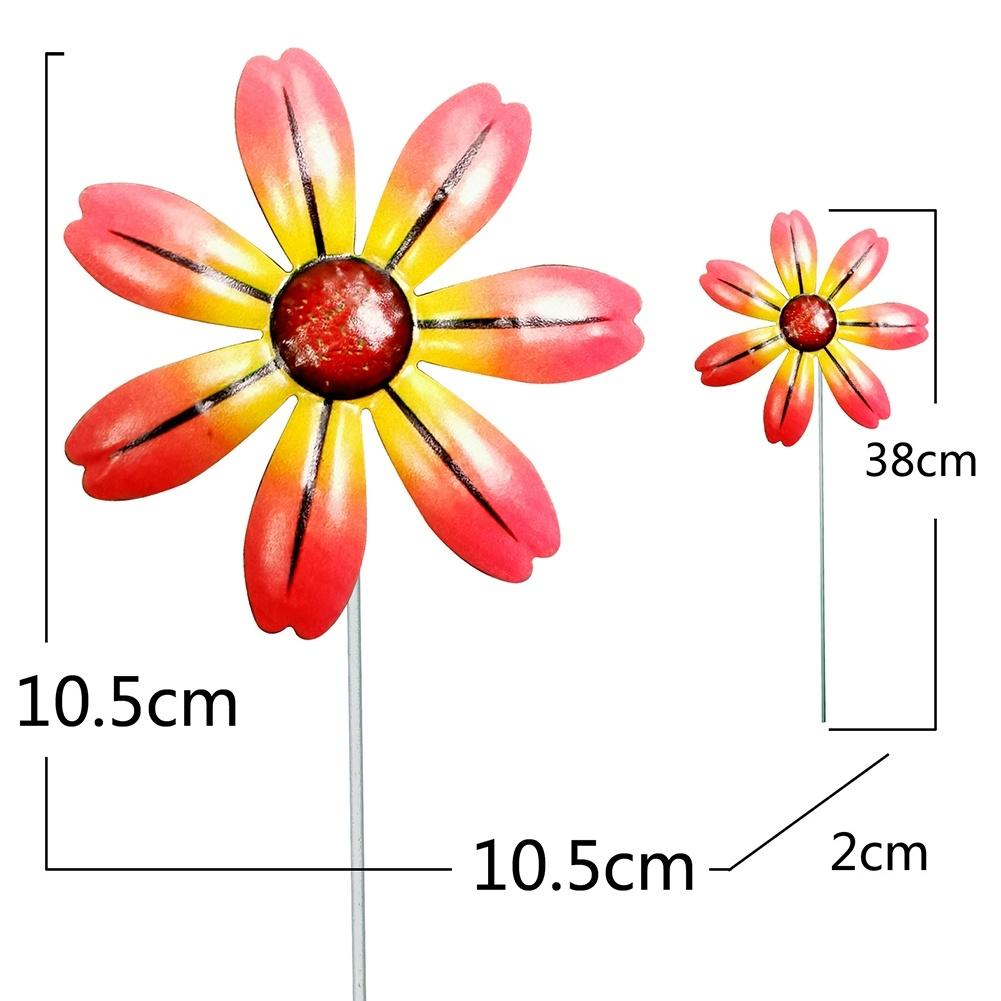 Garden Home Outdoor Iron Flower Stakes Garden Stakes 1PCS