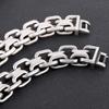 20MM Men's Stainless Steel Viking Braided Chain Bracelet for Man Woven Rope Bangle Cool Hip Hop Motorcycle Biker Jewelry 23.5CM