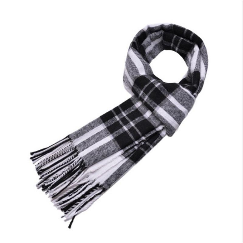 Winterschal Herrenschal Supermarktgeschenke, Dicker Schal, Echter Britischer Plaid-Thermoschal Plaid-Umfang