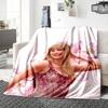 Floral Fantasy Fashion Blanket Soft Throw Blanket For Home Bedroom Bed Sofa Travel Office Solid Christmas Blanket