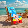 Personalized customized proof beach towel with plim plim pattern - soft, absorbent,quick-drying,perfect swimming,camping&bathing