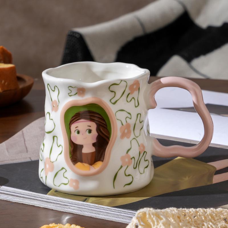 

World Famous Painting Ceramic Mug - Creative Coffee, Milk & Breakfast Cup Souvenir 301-400 ml