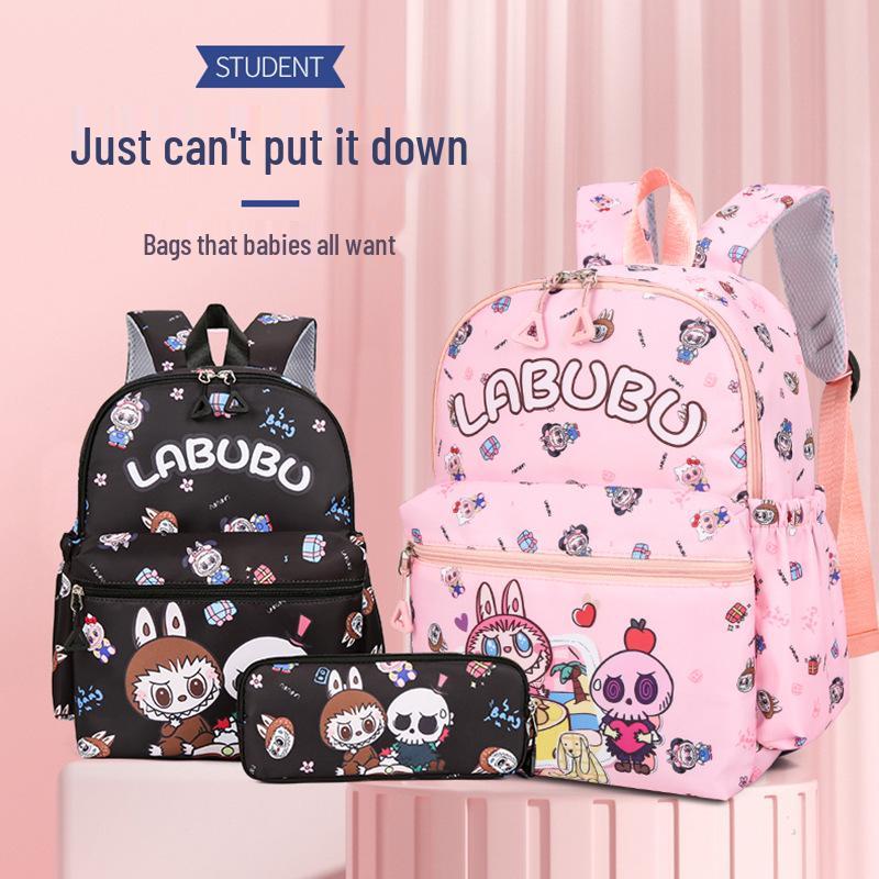 Cartoon Kids' Backpack Set: Includes Crossbody Bag, Coin Purse, and Schoolbag for Kindergarten