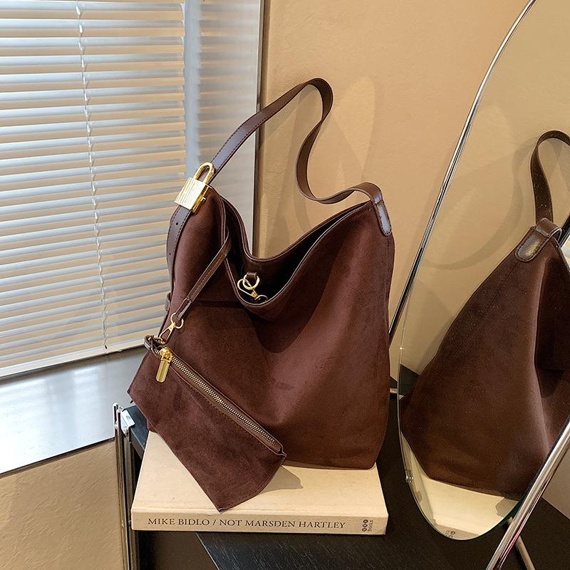 Premium Retro Bag Women's Autumn and Winter New Large-capacity Tote Bag Versatile Single Shoulder Messenger Bag