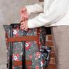TOURBON Bicycle Bag, Backpack, Bike Rear Bag, Pannier Bag, Rear Carrier, Perfect for Commuting, School, Travel, Cycling, Backpack