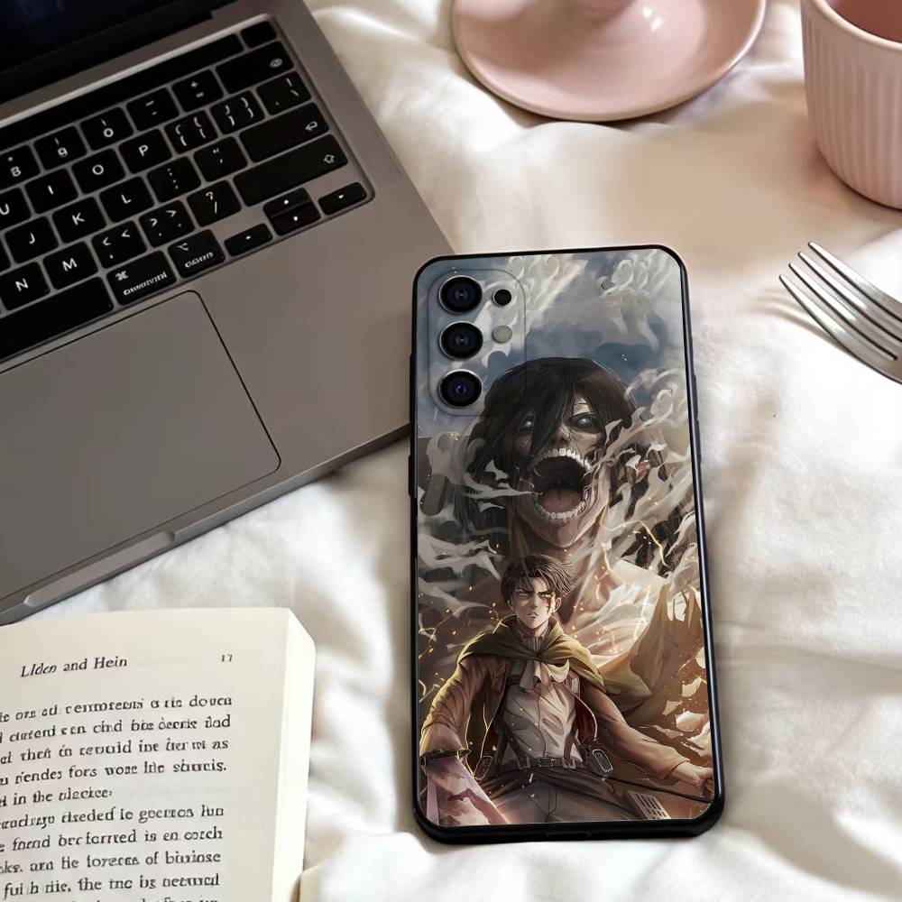 HOT A-Attack on TitanS  Phone Case For Samsung S25,24,23,22,30,21,10,9,Ultra,Plus,Lite,FE,4,5 G Soft Black Case