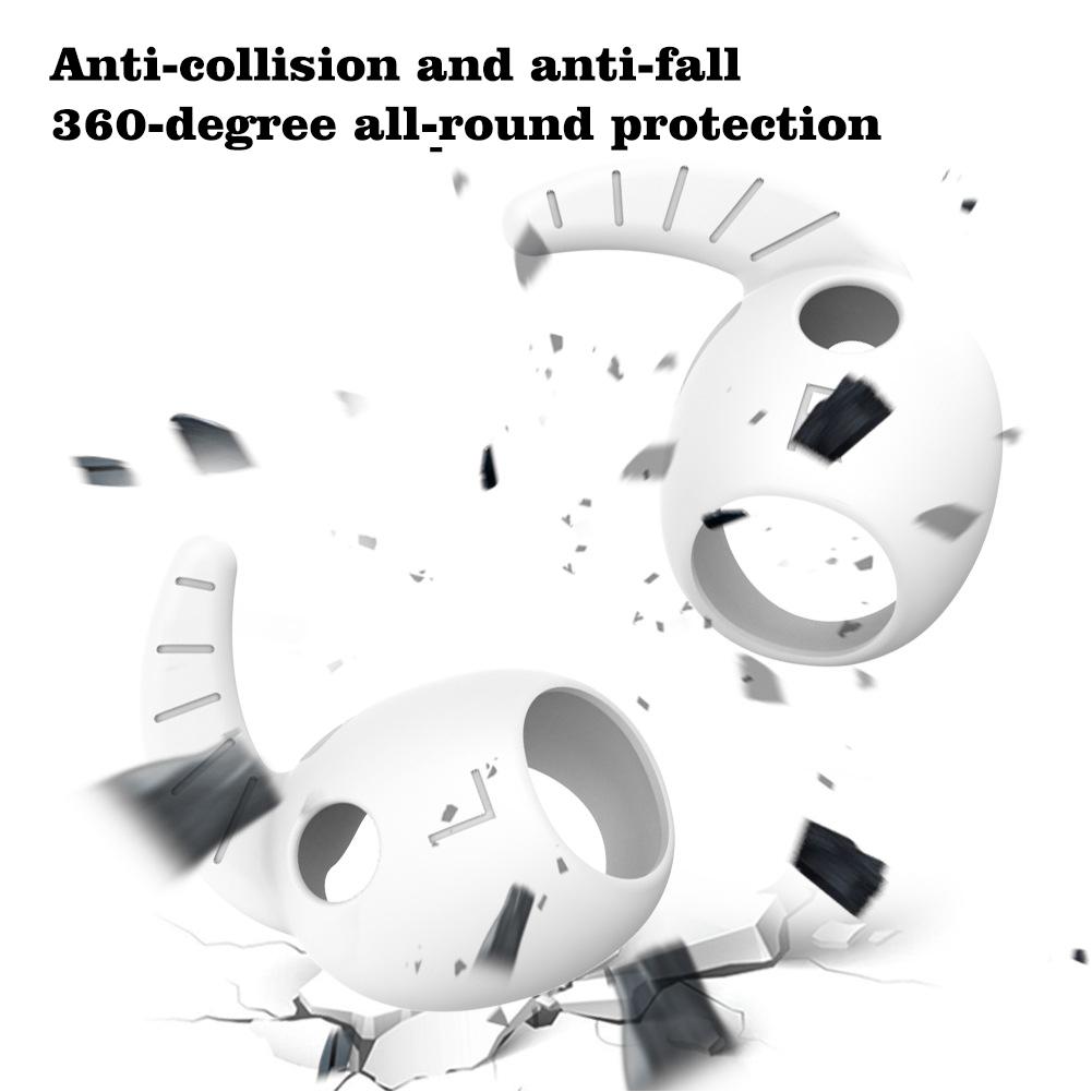 5Pairs Soft Silicone Eartips Earplug Wings Hook Earbuds 3 Ear Headphone Cover Buds Galaxy Pro E K9N1