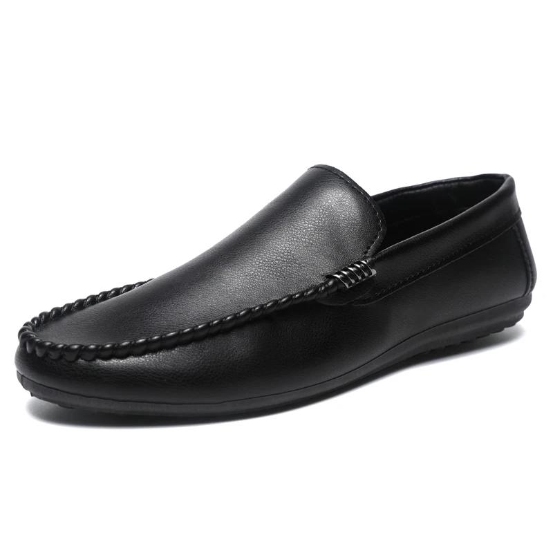 Genuine Leather Breathable Slip on Men Driving Shoes Luxury Brand Italian Men Loafers Men Casual Shoes Moccasins Chaussure Homme