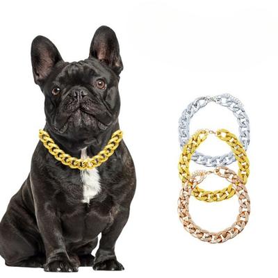 Accessori: Catena d'Oro Bulldog Bully, Collare per Cani di Taglia Piccola e Media, Collana per Animali Domestici e Altri Accessori