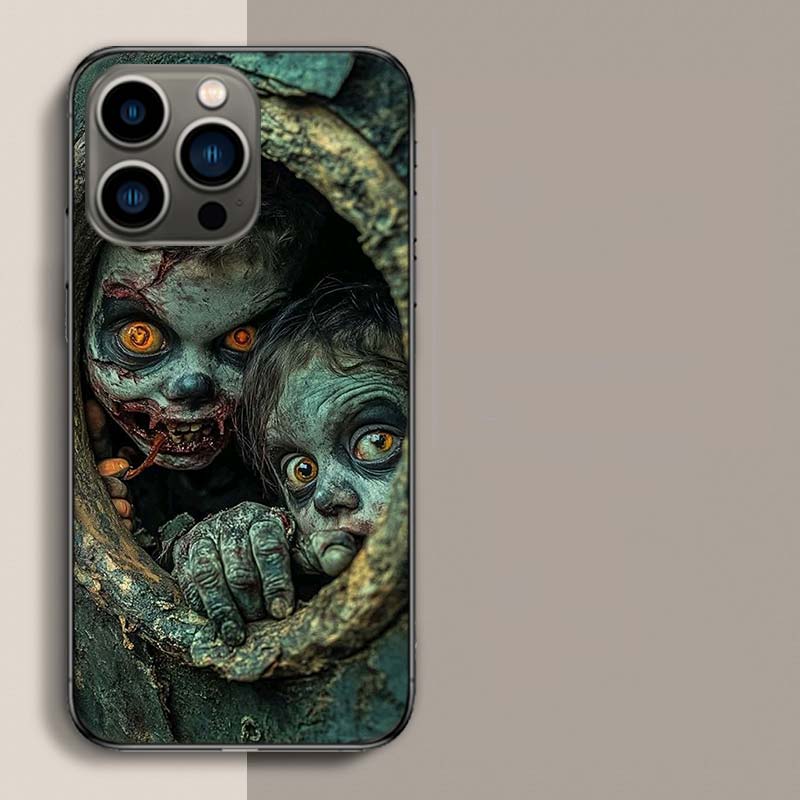 Zombie Apocalypse Phone Case For Iphone 17 Air 15 Pro 14 Plus 16 Pro Max 12 13 Mini 11 16E X XS Cover Cute Fundas