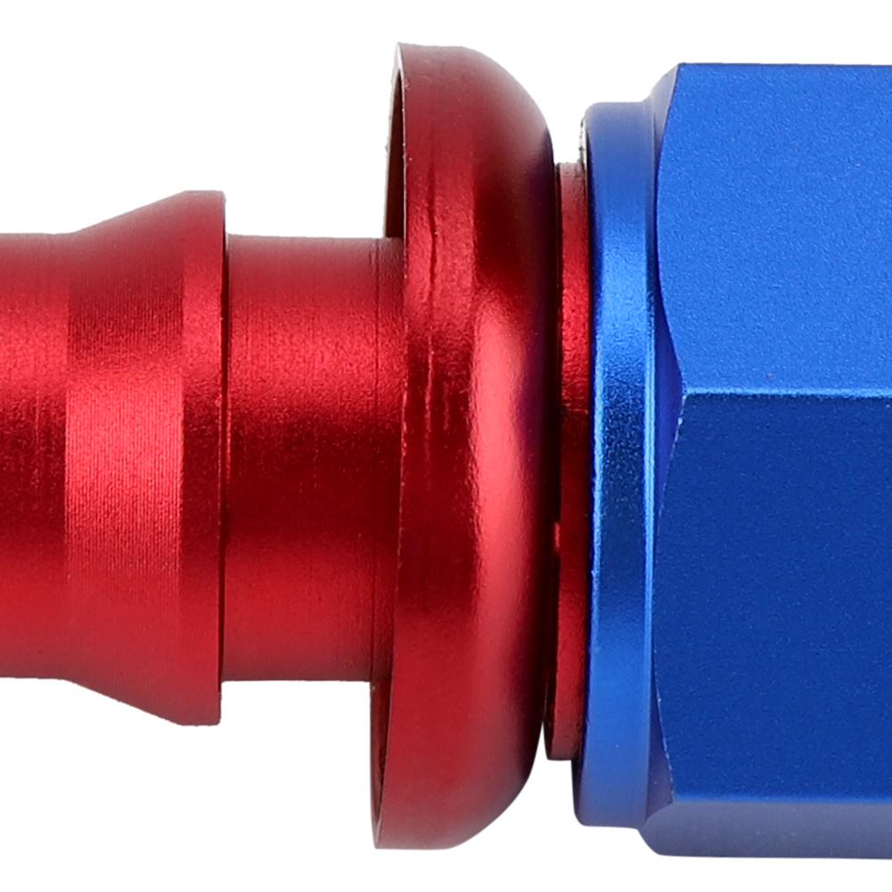 AN10 Straight Push On Twist Lock Oil Gas Fuel Line Hose End Male Fitting