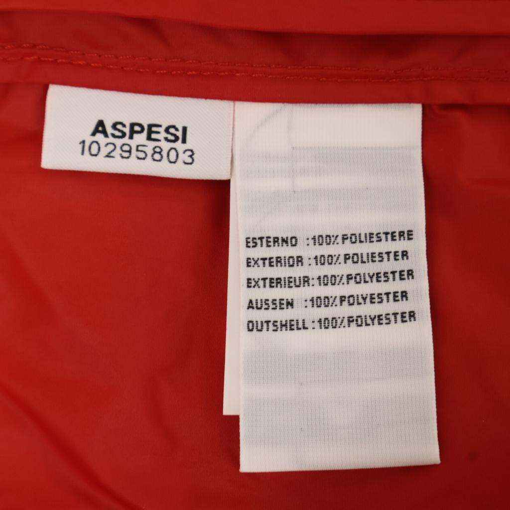 ASPESI Red Nylon Hoodie Jacket Jacket M RedUsed
