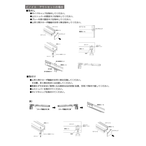 NODA [P711] FDH-10 Interior Sliding Door with Top-Lifting Closer, October 2014 - Present [P711]