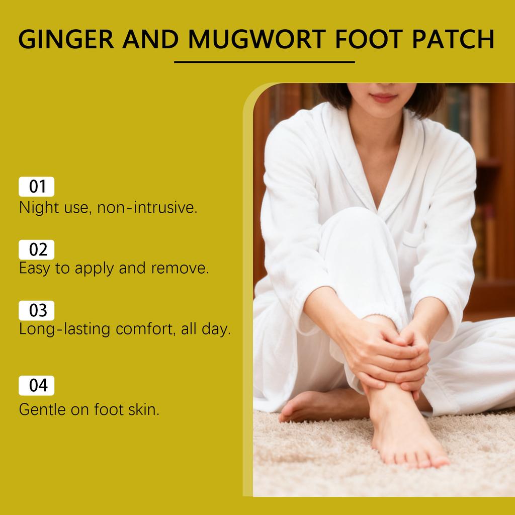 Herbal Body Stress Relief, Fatigue Foot Care Patches, Foot Pads To Improve Sleep, 5 Sets Of Foot Patches