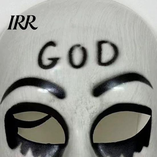 Klare Sicht Halloween Gesichtsmaske Gruselig für Erwachsene, Horror Realistisch Cosplay Party Sichtfeld Zubehör, Unheimlich Vollmaske Kostüm,