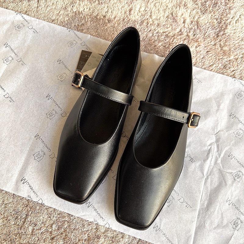 Fashion Women's shoes 2025 spring new ballet shoes fashion buckle mary jane shoes for women