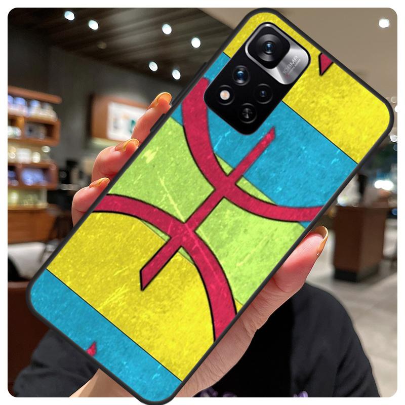 

Amazigh Symbol Berber Academy For Redmi Note 11 Pro Case For Redmi Note 12 8 9 10 Pro 8T 9S 10S 11S 12S 12C 9C 10C Coque Redmi Note 12 4G