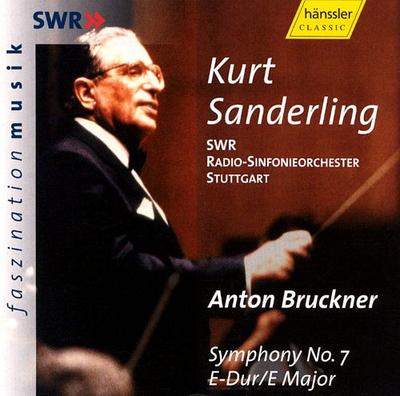 CD SANDERLING SWRRSO STUTTGART - Bruckner:Symphony No.7  CD93027 Hänssler Classi 2001 Germany Classical Used