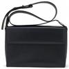 Auth Ferragamo Vara Shoulder Bag Black X Silver Sf9909gr