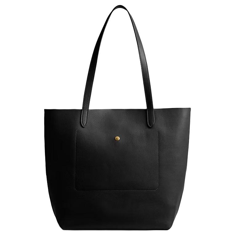 Coach Manhattan 37 Logo Magnetic Closure Tote Bag Women tote Black CAM02-B4BK