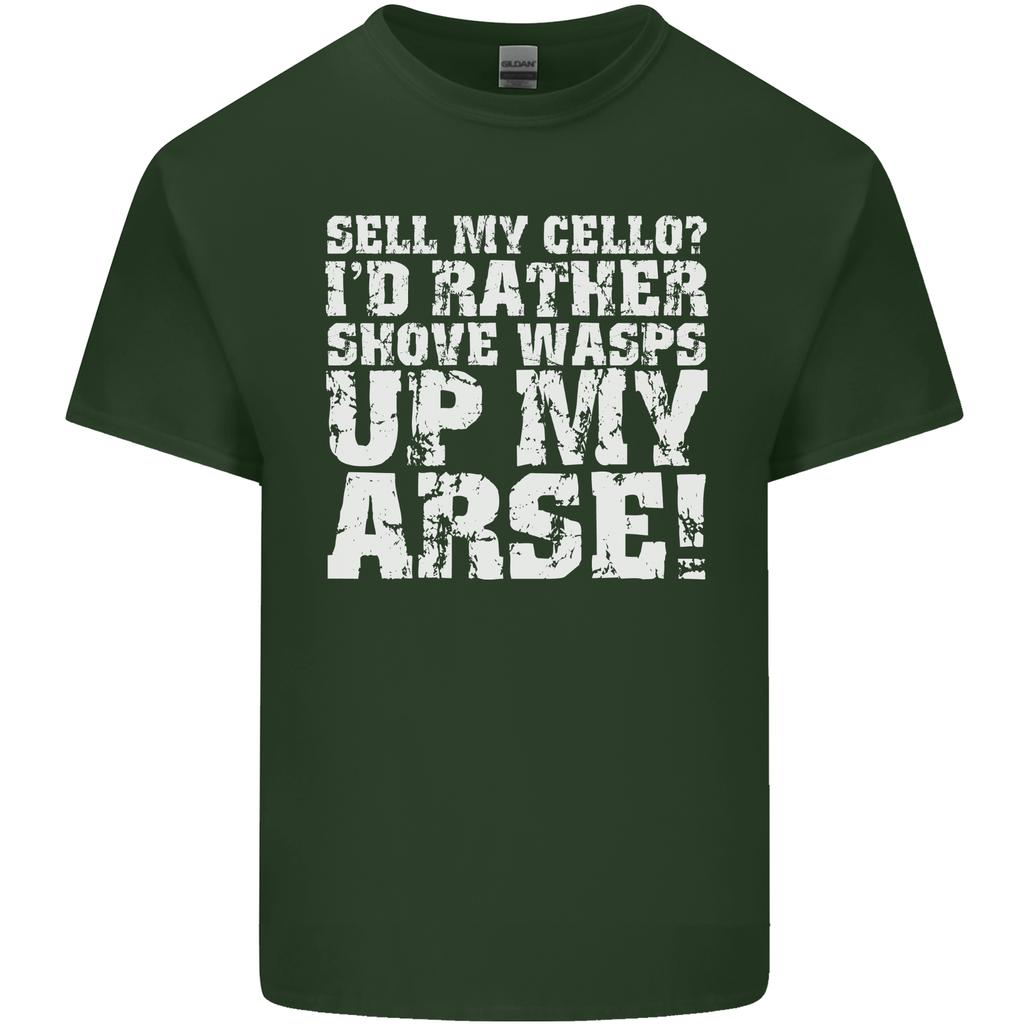 Sell My Cello Player Funny Music Unisexs Light Cotton TShirt