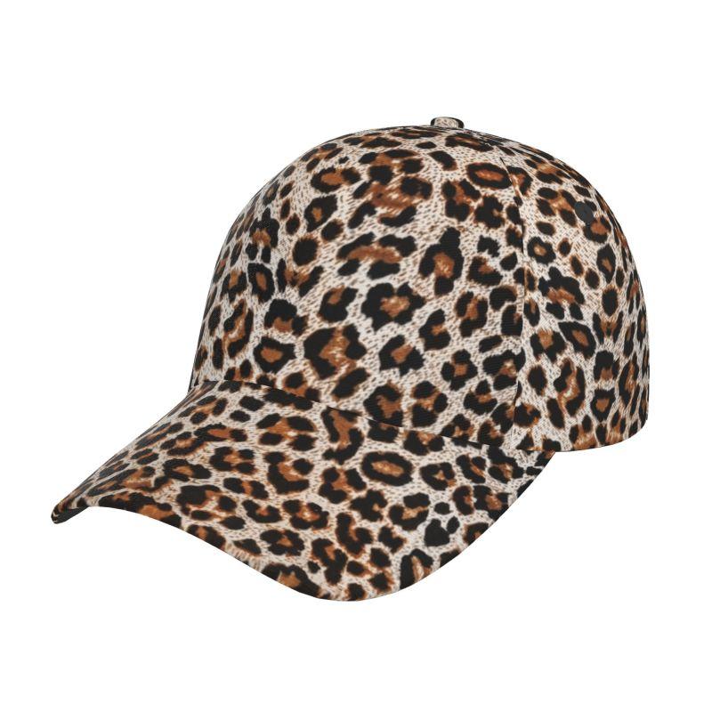 

Unisex Adjustable Baseball Cap Leopard Print Hip Hop Hat Cotton Sun Hats Headwear Outdoor Shade Sports Snapback Cap Adjustable