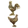 Brass Chicken Figurine for Table Decoration