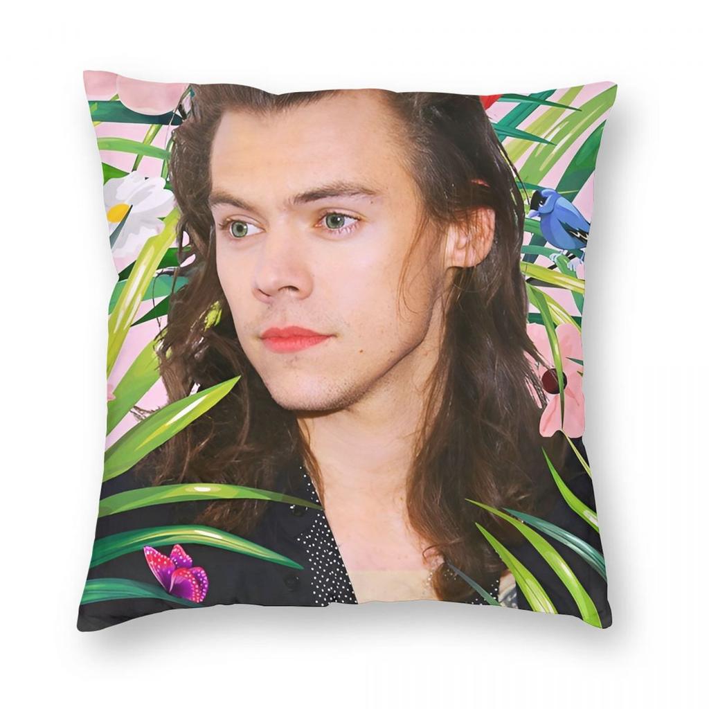 Federa Stampa Harrys Styles Poliestere Copricuscino Decorativo Copertura Cuscino Casa Dropshipping 40*40cm