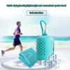 Microfiber Quick Dry Fitness Cool Towel Mini Towel Silicone Bag Sports Quick Dry Cool Towel  Sports