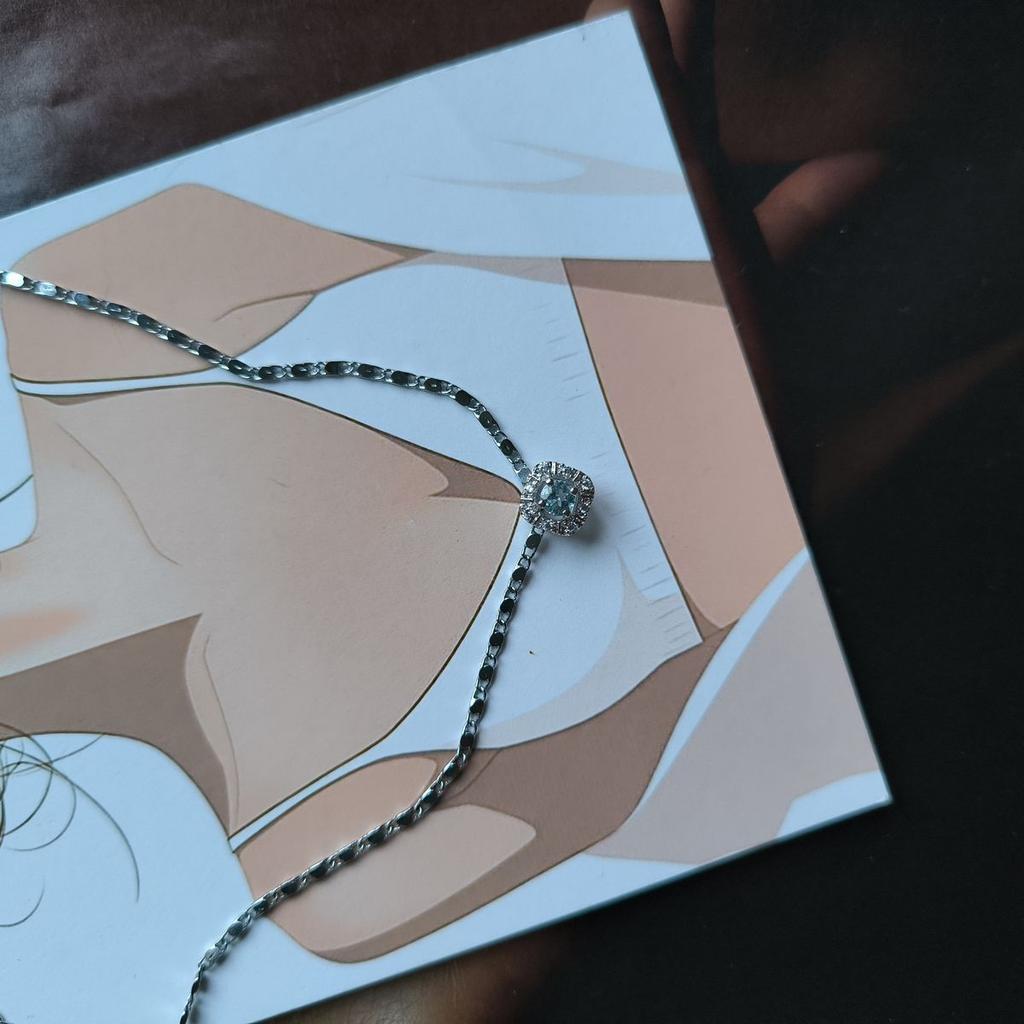 Серебряная подвеска с топазом 0.405ct (2191360)