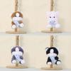 Soft Plush Cat Charm With Short Plush Fabric For Kids Bag Accessory And Collectible