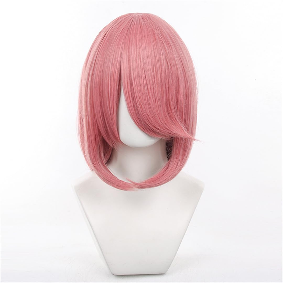 

Eileen Cosplay Medium Pink Wig, Fluffy Hair, 40cm, Universal Cosplay Wig, Unisex, Heat Resistant, Event Wig with Net