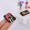 5 Pezzi Bistecca Simulato Piatto per Pasta Coltello e Forchetta Kit Modello Casa delle Bambole Cucina Decorazione Cibo Giocattolo Accessori DIY