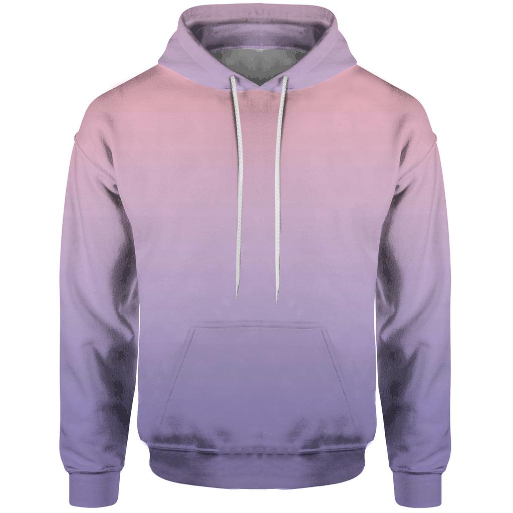 Wygodna męska bluza z kapturem, nadruk cyfrowy 3D, bluzy dla par, klasyczny jednolity kolor, nowy styl 2024