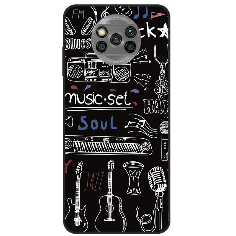 Para Xiaomi Poco X3 Pro Funda de silicona suave Lobo León Funda de teléfono para Poco X3 NFC Funda TPU negro Funda para Poco X 3 GT PocoX3 Pro