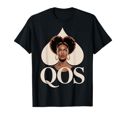 

Черная Королева Пик Сексуальная Футболка QOS