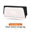 Leather Car Door Organizer Phone Sun Visor Glasses Key Storage Bag For KIA Rio K5 K2 Sportage Ceed Sorento Picanto Stinger Soul