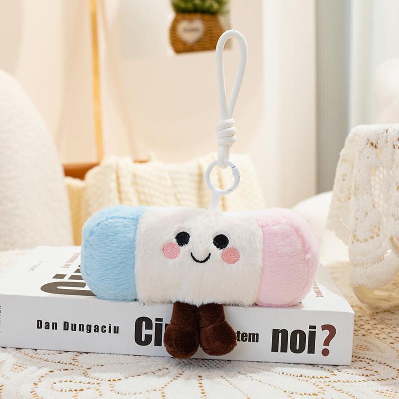 Classic Plush Pencil Case With Scissors Ruler Calculator For Students And Kids