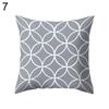 Cushion Cover Case Square Geometric Gray Throw Pillow Protector Bedding Articles