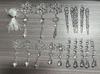18-Piece Transparent Acrylic Icicle and Snowflake Christmas Ornaments Set