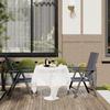 Set of 2 Folding Garden Chairs, Aluminium Frame Outdoor Dining Chairs with Breathable Mesh Back and Seat
