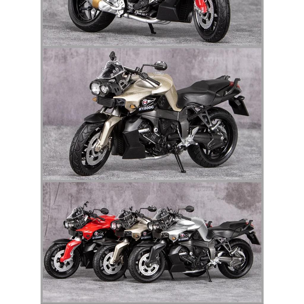1/12 Ducati R1800C Alloy Die Cast Motorcycle Model Toy Vehicle Collection Autobike Shork-Absorber Off Road Autocycle Toys Car